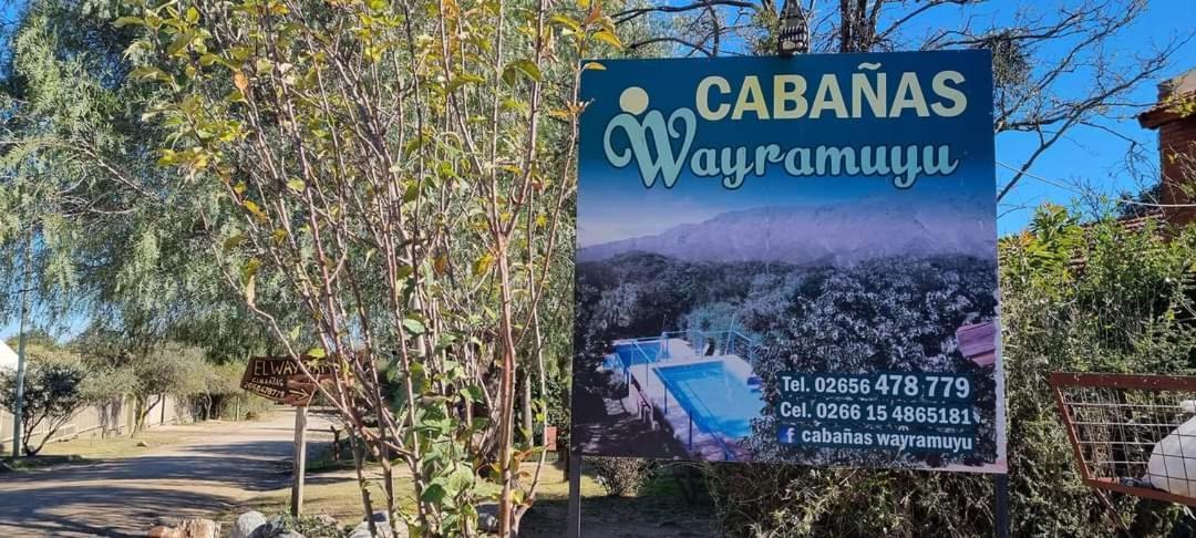 Cabanas Wayramuyu Villa de Merlo Luaran gambar